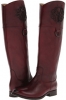 Burgundy Smooth Full Grain Frye Melissa Logo for Women (Size 6)