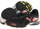 Black/Fluo Peach/Fluo Yellow PUMA Cell Riaze Wn's for Women (Size 8)